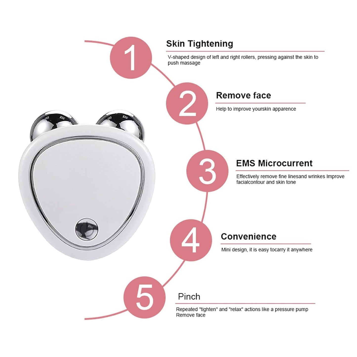 Micro Current Beauty Instrument Roller, lifting your face, skin tightening